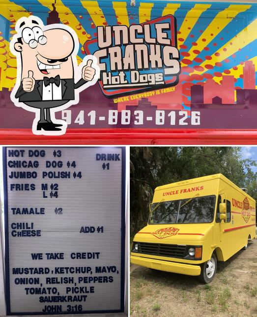 Uncle Franks Hot Dogs in Port Charlotte Restaurant menu and reviews