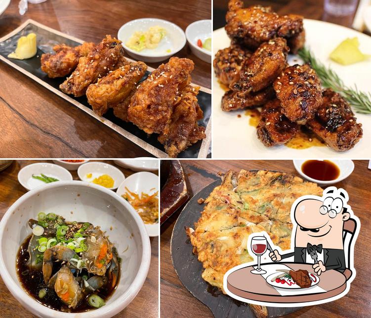 Five Senses (Koreatown) sirve platos con carne