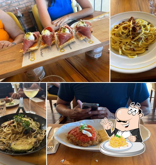 Espaguete carbonara em Ninetto Recife