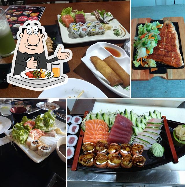 Comida em Hiroba sushi