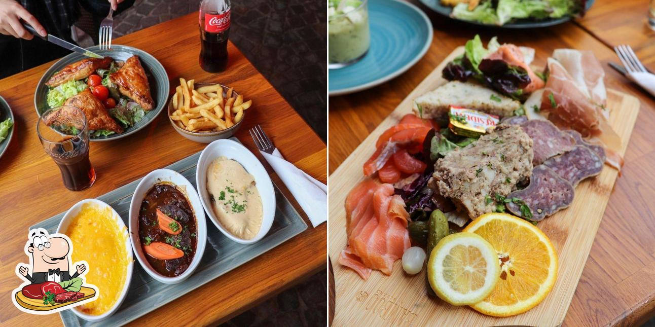 Prenez des repas à base de viande à Au Paon D'Or