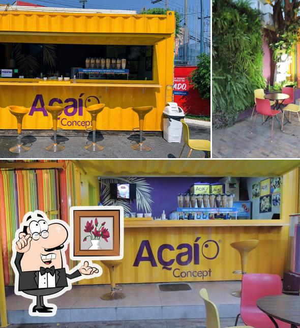 O interior do Açai Concept Guarulhos