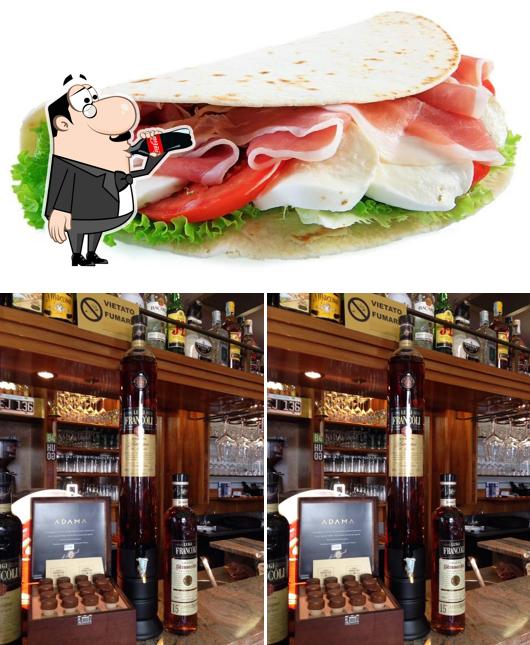 Tra le diverse cose da Bar Moderno si possono trovare la bevanda e cibo