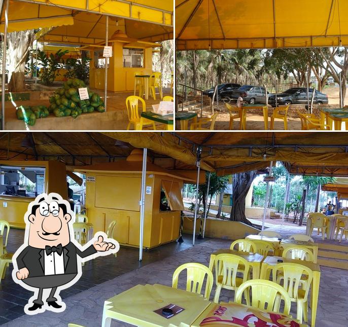 O interior do Côco Gelado - Café No Côco