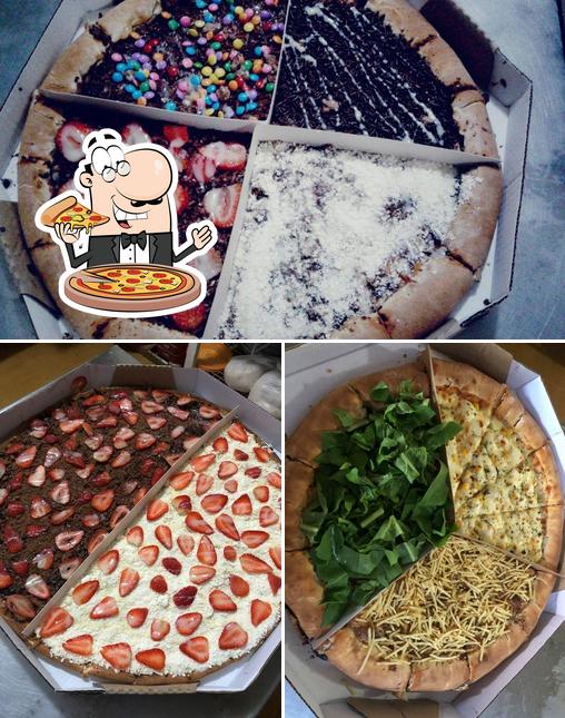 Peça diferentes estilos de pizza