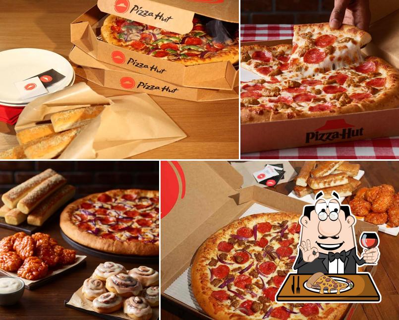 Try out pizza at Pizza Hut