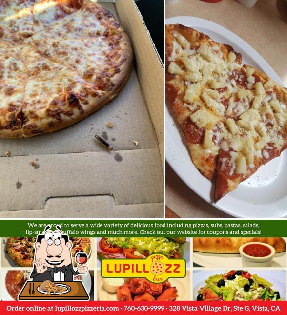 Pick pizza at Lupillozz Pizza
