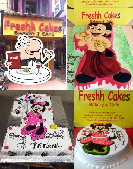 Food at Freshh Cakes