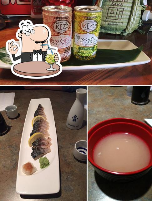 The image of Sapporo Ichibang’s drink and seafood