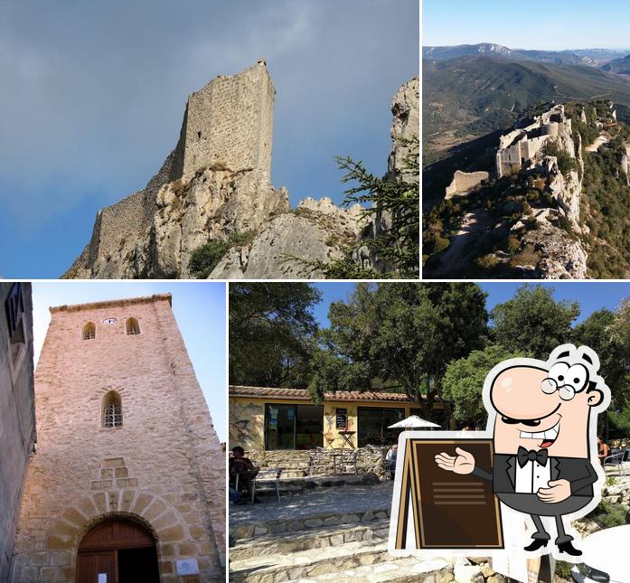 L'extérieur de Le Donjon de Peyrepertuse