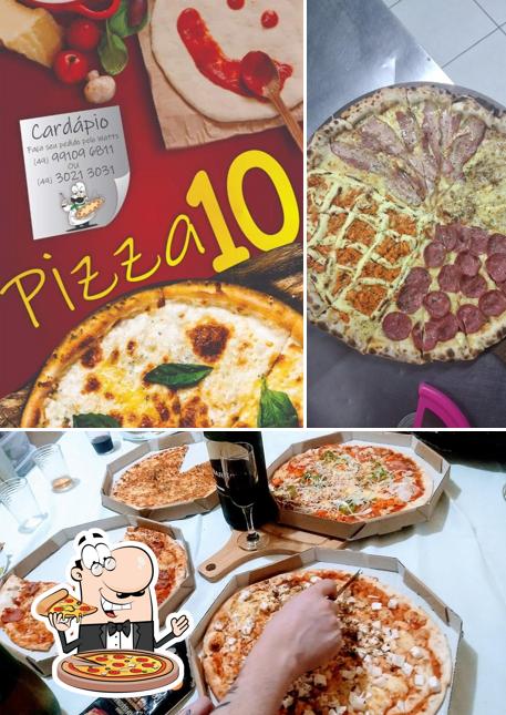 Consiga pizza no Pizza 10