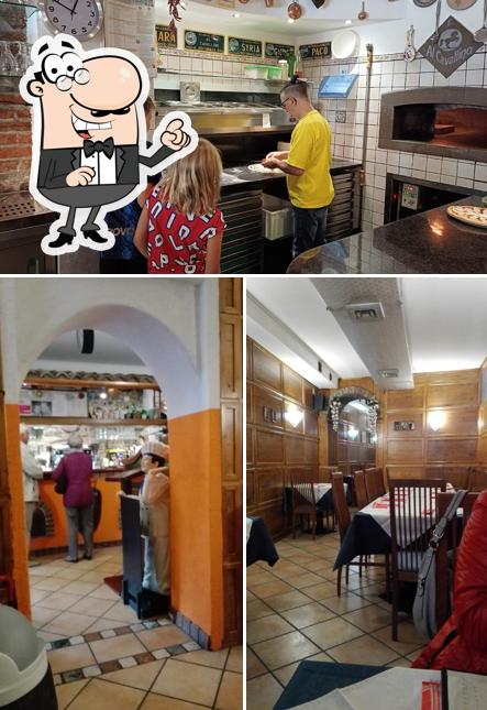 Gli interni di Pizzeria al Cavallino