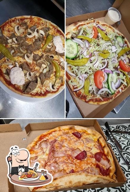 Tómate una pizza en Blå ängeln Restaurang & pizzeria
