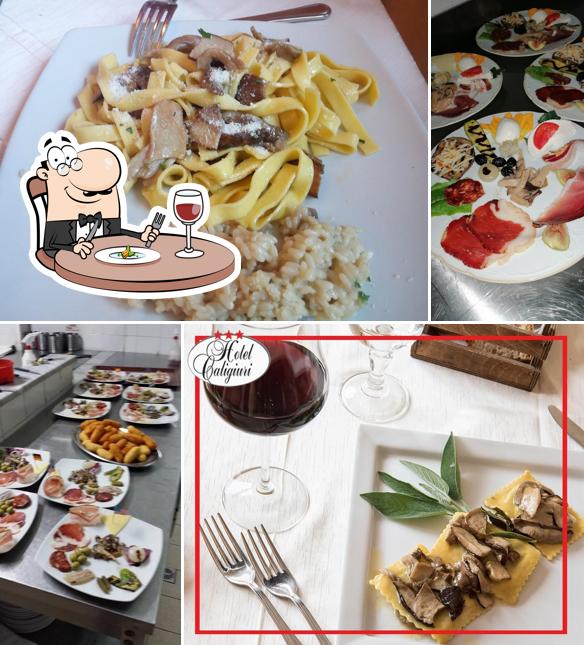 Cibo al Ristorante Hotel Caligiuri