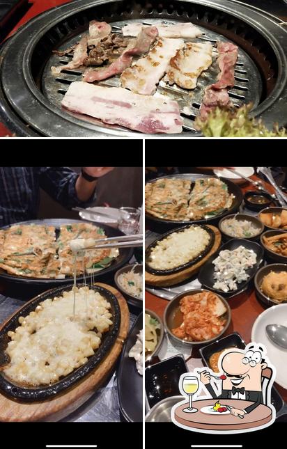 Food at Won Jo Korean BBQ Strathfield