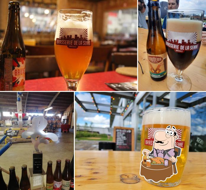 Vous pouvez prendre une pinte de bière blonde ou brune