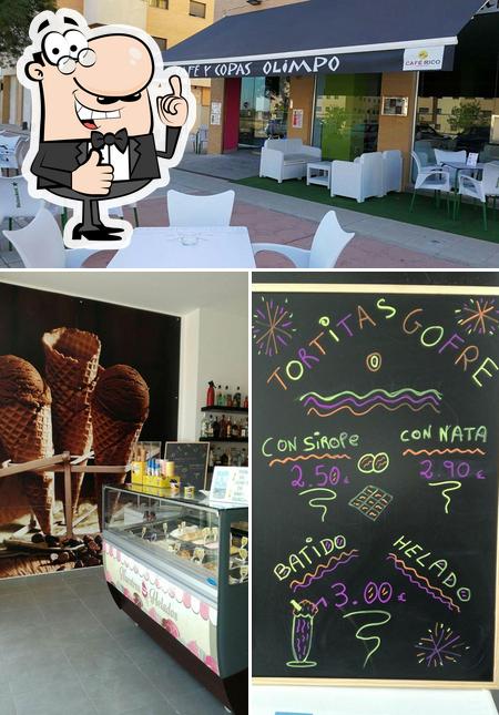Взгляните на снимок кафетерия "Cafe copas olimpo"