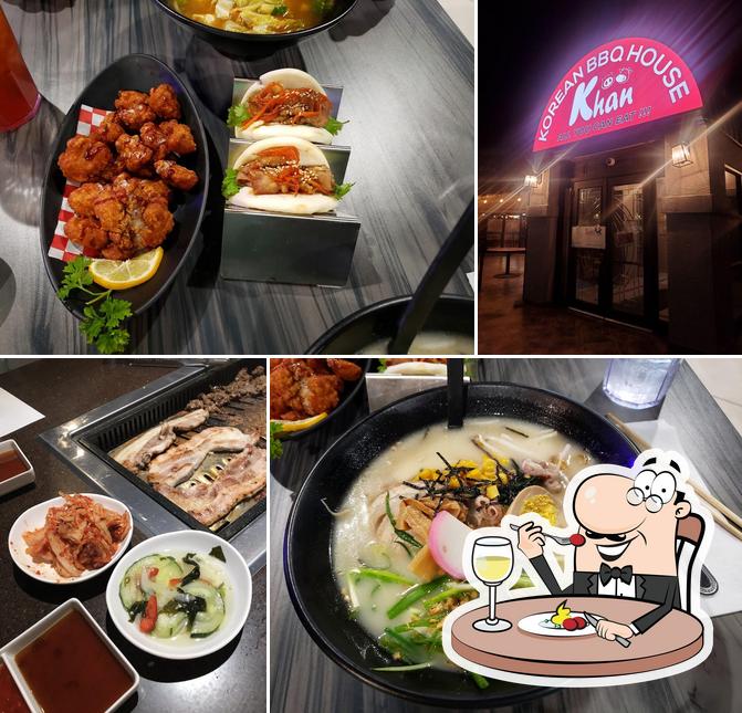 Khan Korean BBQ in El Centro Restaurant menu and reviews