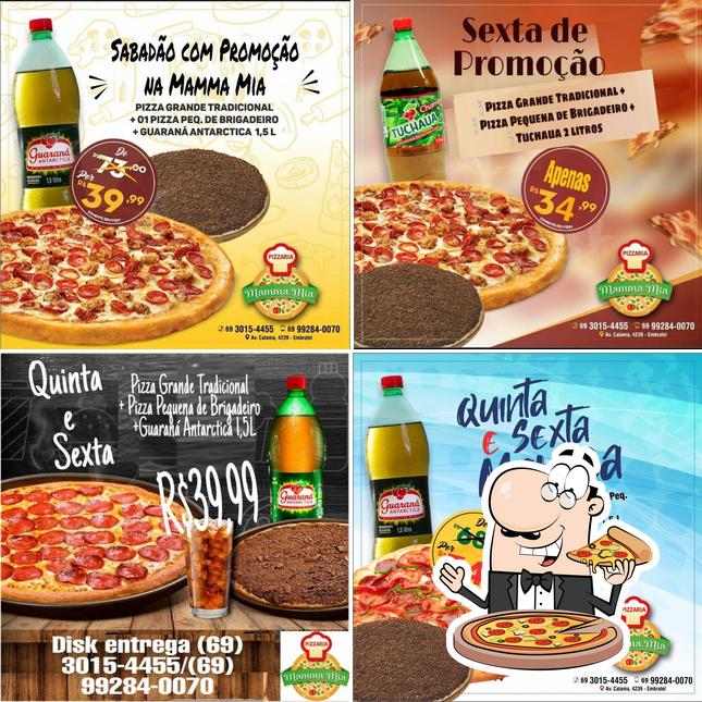 Consiga diferentes estilos de pizza