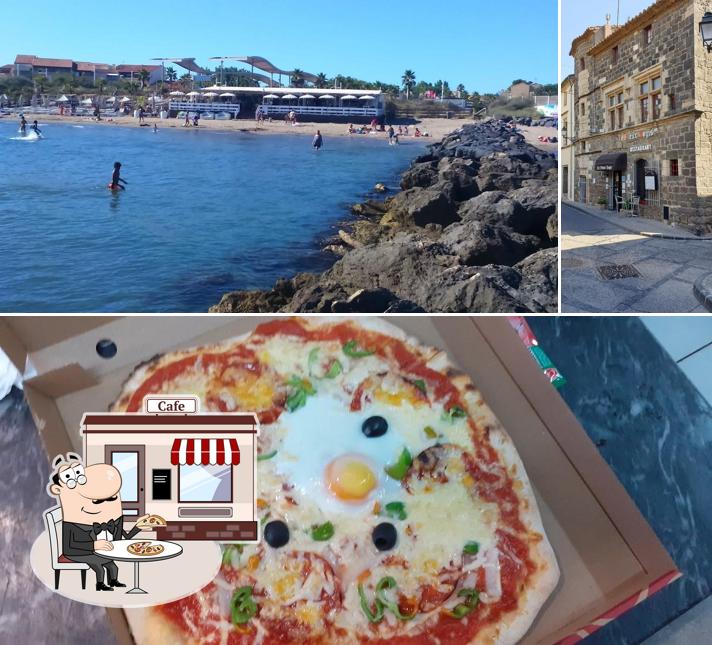 Voici la photo indiquant la extérieur et pizza sur L'Amie de Pain