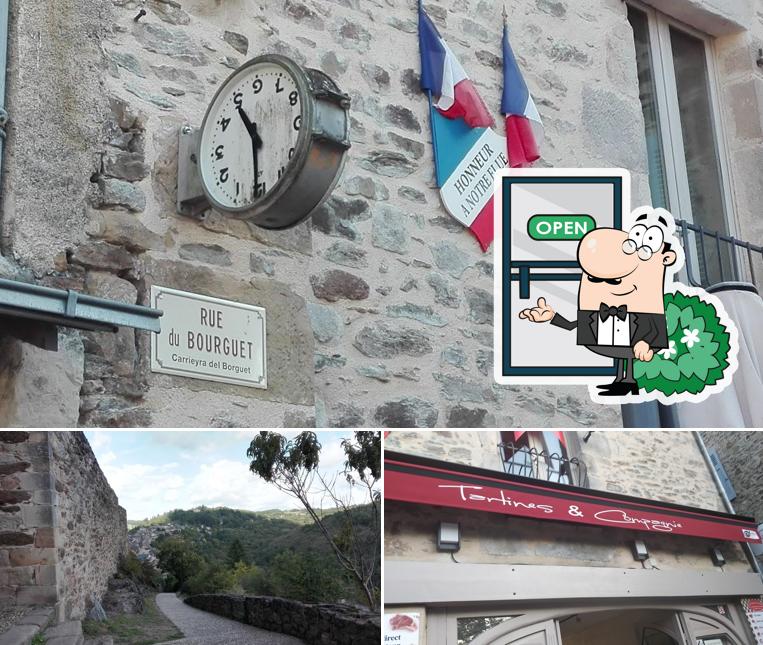 Jetez un coup d’œil à quoi ressemble Restaurant Tartines Et Compagnie à l'extérieur