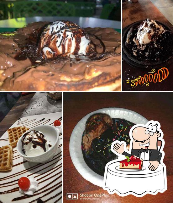 The Chocolate Room provides a range of desserts