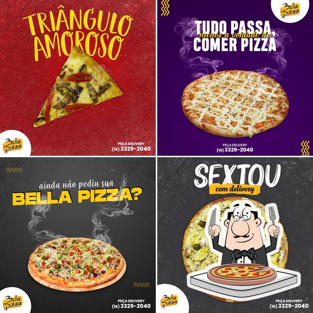 Consiga pizza no Bella Pizza