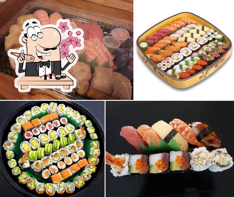 Les sushi sont offerts par Matchima