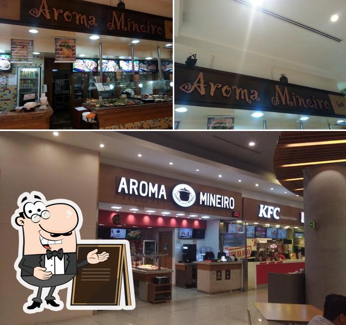 O exterior do Aroma Mineiro Shopping Mueller