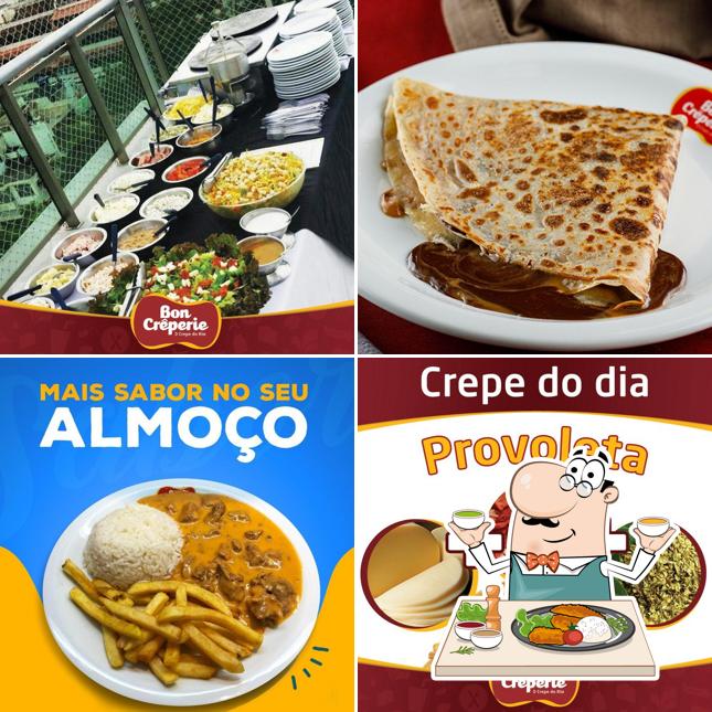 Comida em Bon Crêperie