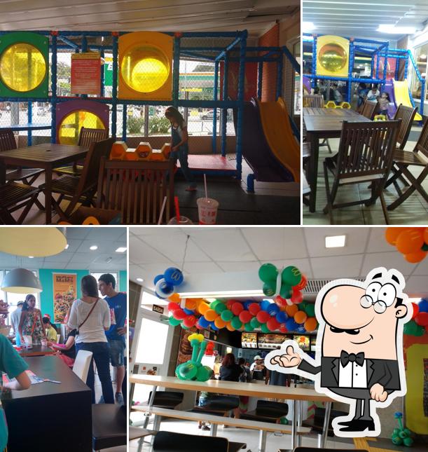 O interior do McDonald's