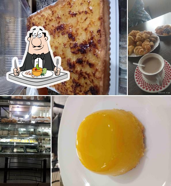 Comida em Confeitaria e cafeteria doce sabor