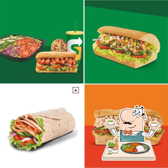 Food at Subway Parie Point Athwalines