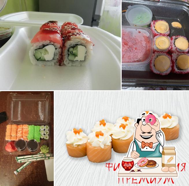 "Токио суши-магазин" предлагает большое количество сладких блюд