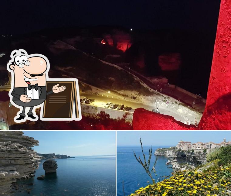 L'extérieur de Le Bastion Bar & Restaurant Bonifacio