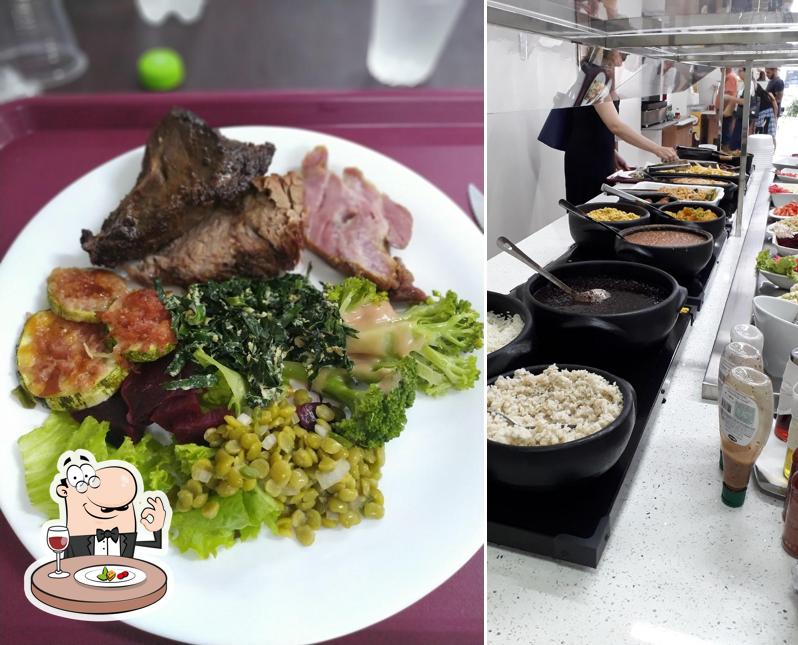 Comida em Estação Grill Restaurante e pizzaria