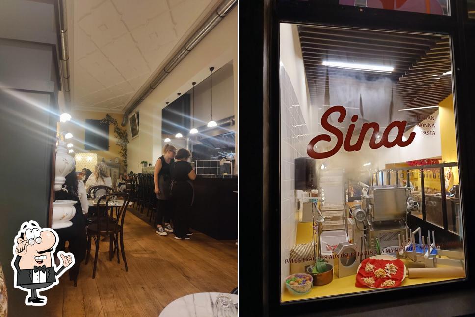The interior of SINA PASTA - FOREST