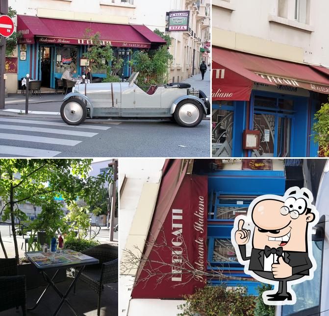 Look at the photo of Restaurant le Bugatti