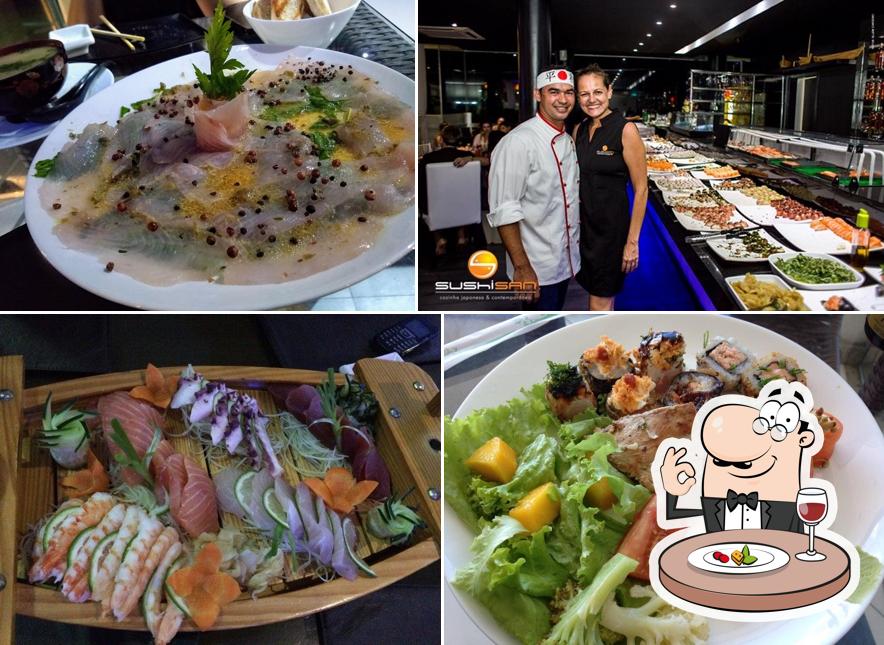 Comida em Sushi San Restaurante & Lounge Bar