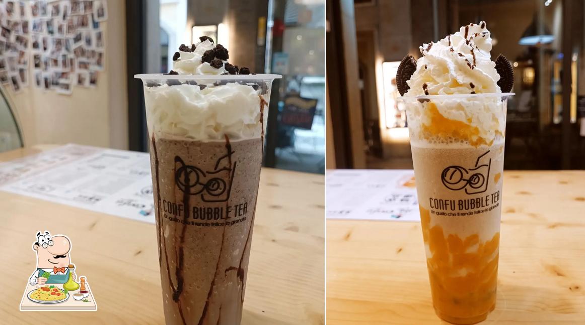 Mousse al cioccolato al Confu Bubble Tea