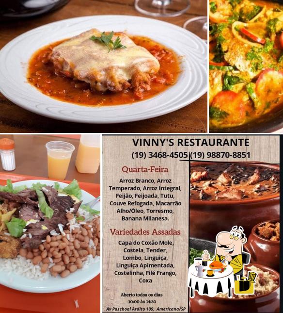 Comida em Vinny's Restaurante