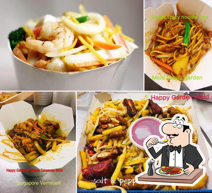 Happy Garden Chinese Takeaway in Mold Restaurant menu and reviews