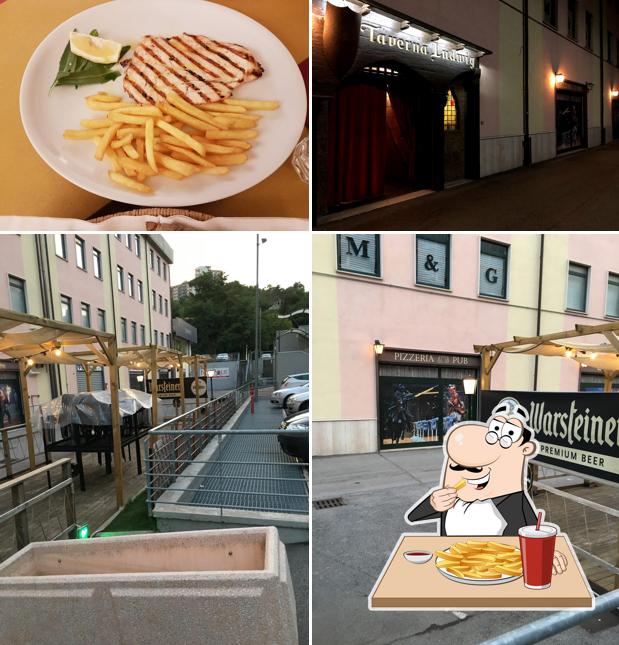 Prova a prendere un piatto di patatine a Taverna Ludwig