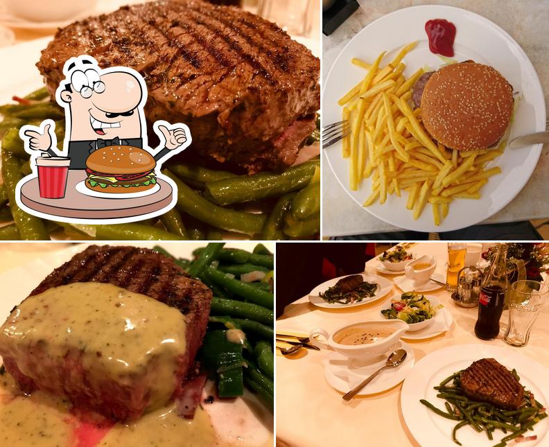 Commandez un hamburger à Restaurant Pfiff Hans Peter Gruber