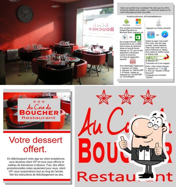 Это фото ресторана "Au Coin Du Boucher"