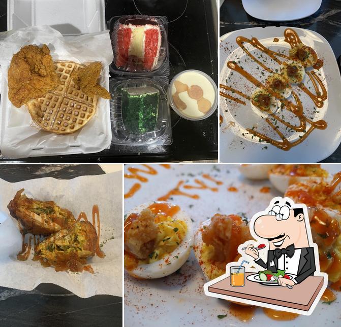 Chicken and Waffle at Kinfolk and More in Fort Pierce Restaurant menu