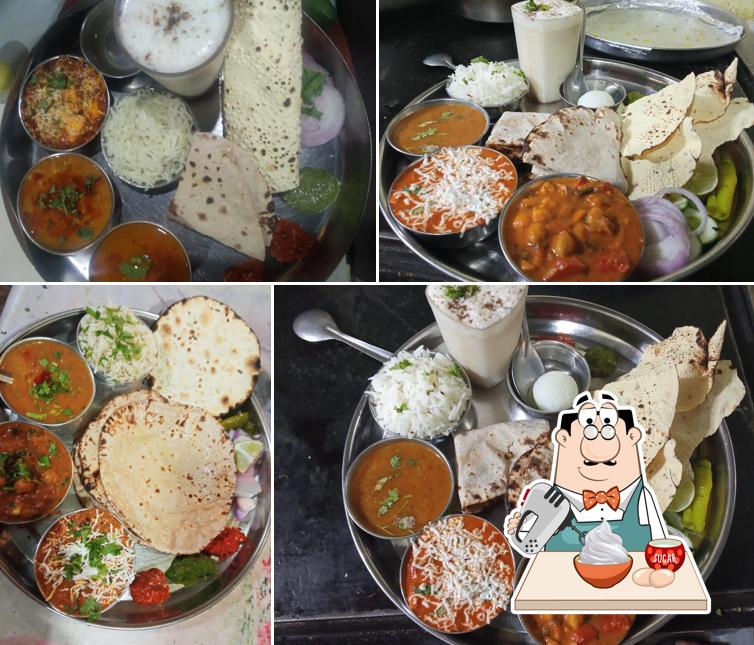 Rasoi pure veg. Family restaurant provides a variety of sweet dishes
