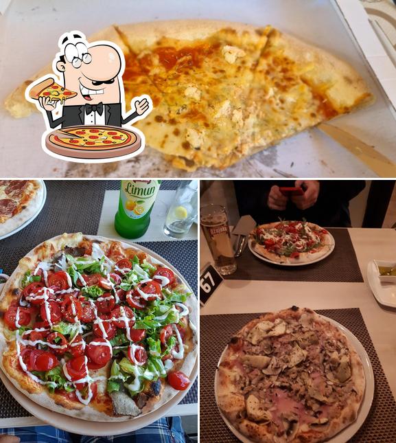 Pick pizza at Pizzeria Tivoli