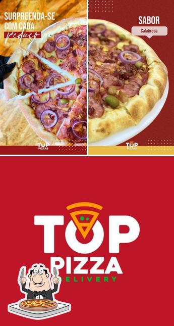 Escolha pizza no Top Pizza Maranguape