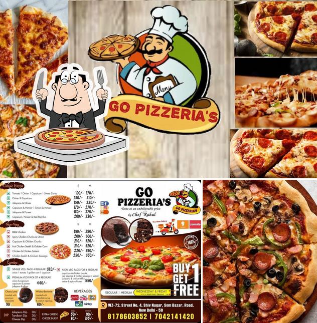 Try out different types of pizza